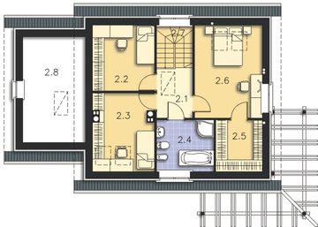 Poddasze projektu - Madryt LMP141