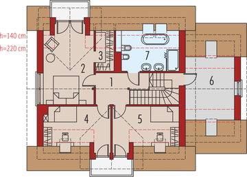 Poddasze projektu - Marisa IV G1 energo
