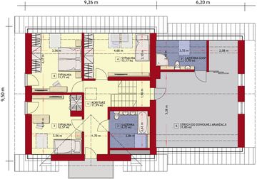 Poddasze projektu - Dom w Oregonie 2G
