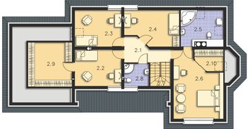 Poddasze projektu - San Francisco II LMP82a