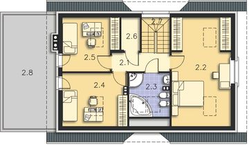 Poddasze projektu - Okayama LMP249