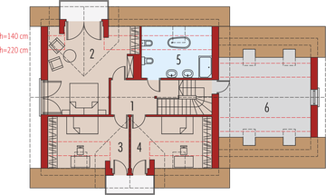 Poddasze projektu - Amaranta II G2 energo