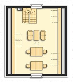 Poddasze projektu - Garaż G38