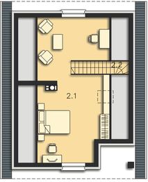 Poddasze projektu - Arras LMP284