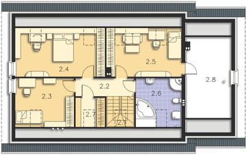 Poddasze projektu - Salida II LMP260a