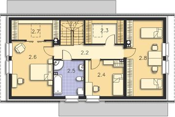 Poddasze projektu - Santana LMP289
