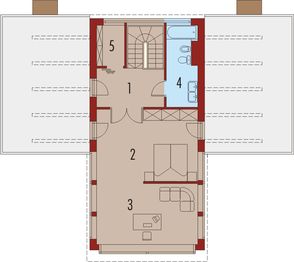 Piętro 1 projektu - Rudolf