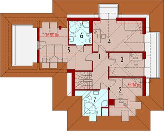 Poddasze projektu - Delfina II G2