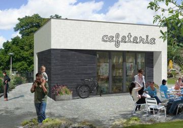 Rzut parteru projektu - Kwiaciarnia U-02