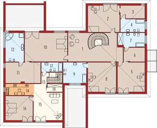 Piętro 1 projektu - Kaj G2