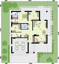 Parter projektu - Alexandria dom jednorodzinny