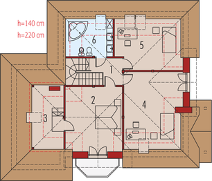 Poddasze projektu - Izolda G1