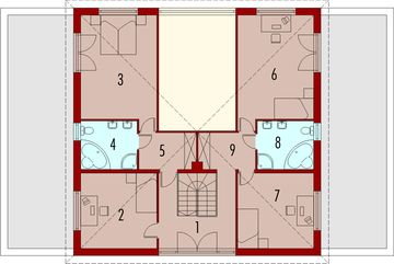 Piętro 1 projektu - Henia G2