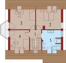 Poddasze projektu - Olcia