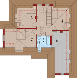 Poddasze projektu - Honorata G1