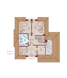 Poddasze projektu - Stokrotka G1