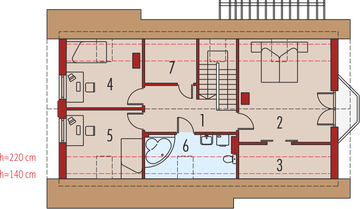 Poddasze projektu - Ben II G1