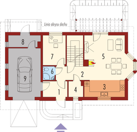 Parter projektu - Ben II G1 (z piwnicą)