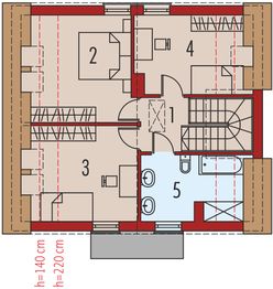 Poddasze projektu - Adriana II