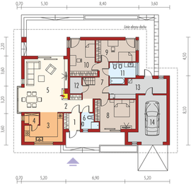 Parter projektu - Flori III G1 (wersja A) economic