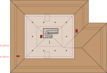 Poddasze projektu - Flori III G1 (wersja B)