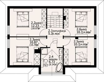 Poddasze projektu - Jurgów średni 33 dws