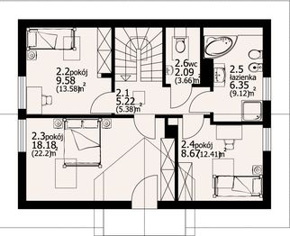 Poddasze projektu - Gryfów dws