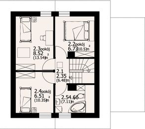 Poddasze projektu - Gładyszowo m