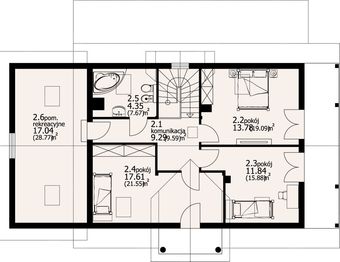 Poddasze projektu - Milicz 12 dws