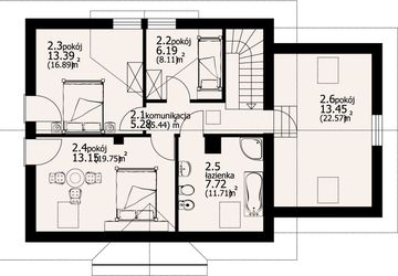 Poddasze projektu - Cisna 5g