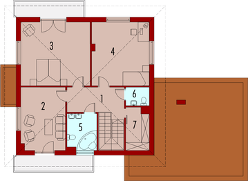 Piętro 1 projektu - Dao G2