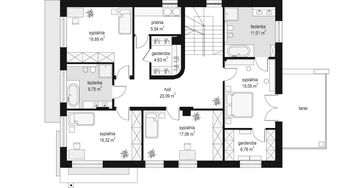 Piętro 1 projektu - Agat 2