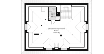 Poddasze projektu - Agat 2