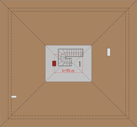 Poddasze projektu - Flori II