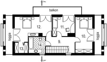 Piętro 1 projektu - Horn