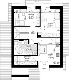 Poddasze projektu - Konwalia