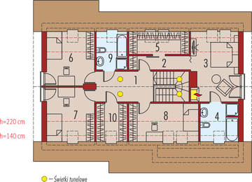 Poddasze projektu - Amber G1 bianco