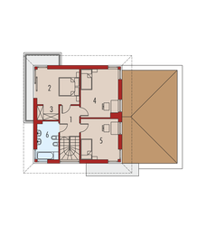 Piętro 1 projektu - Rodrigo II G1