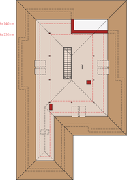 Poddasze projektu - Liv 3 G1