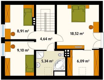 Poddasze projektu - Balbinka 2