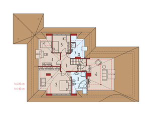 Poddasze projektu - Petra II G2