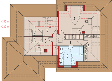 Poddasze projektu - Diuna G2 (wole oko)