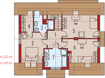 Poddasze projektu - Arizona II G1