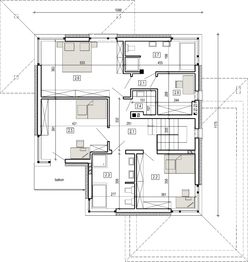 Piętro 1 projektu - DN 055