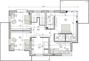 Piętro 1 projektu - DN 060