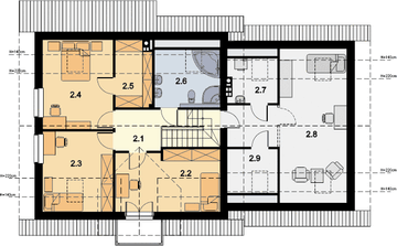 Poddasze projektu - Ajaks 2