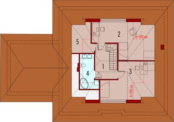 Poddasze projektu - Dąbrówka G2