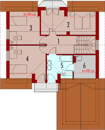 Poddasze projektu - Fiołek G1