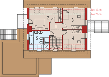 Poddasze projektu - Tobiasz II G2 energo