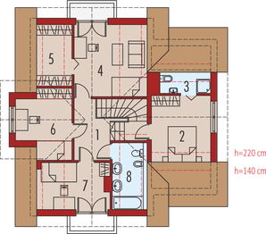 Poddasze projektu - Domasława G1